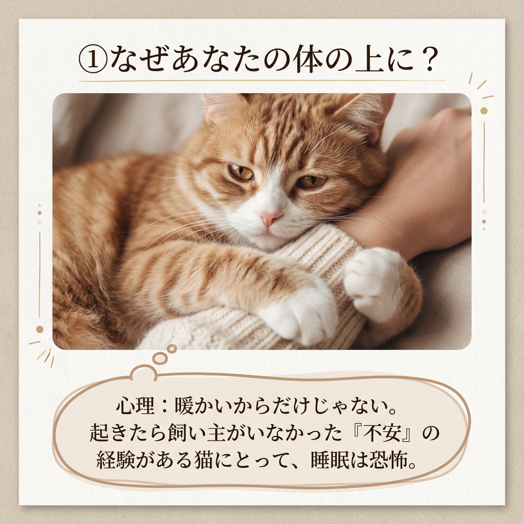 猫が体の上で眠る理由が示す深い愛情 - Image 3