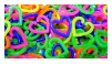 heart-shaped glitters