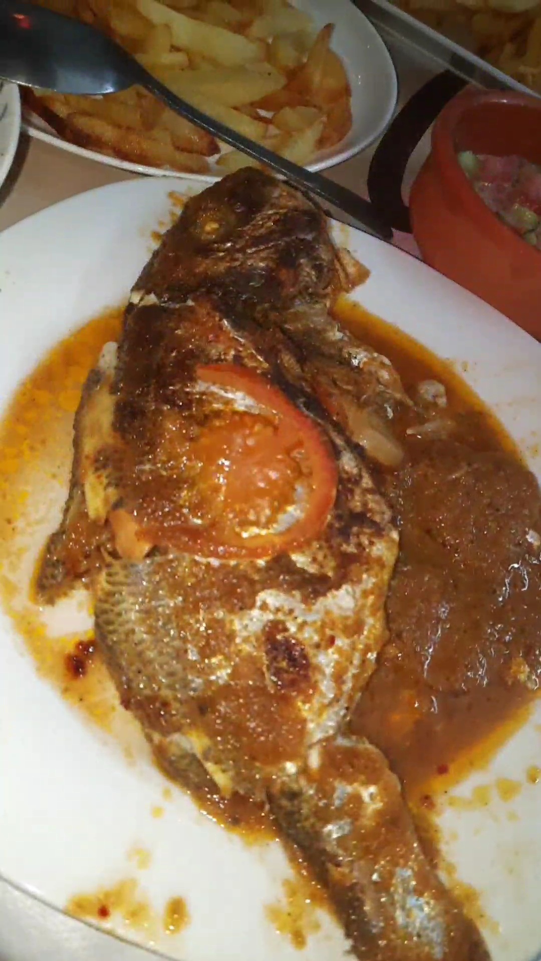Grilled fish