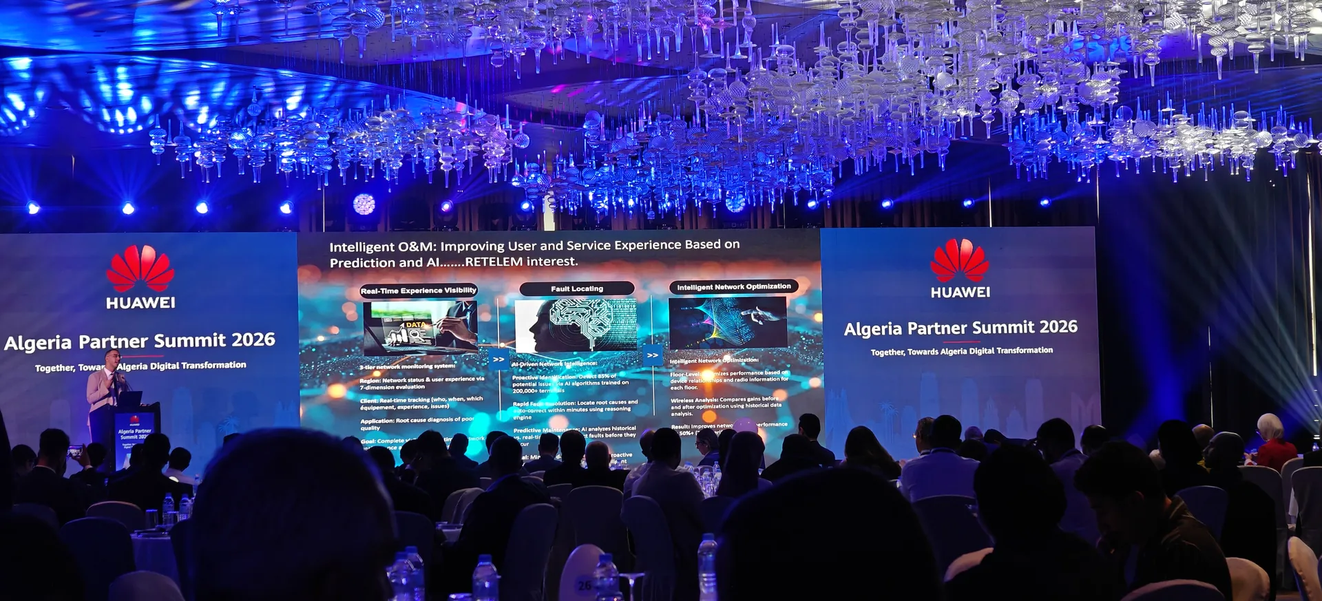 Huawei Intelligent O&M cas RETELEM : visibilité expérience, localisation pannes par IA
