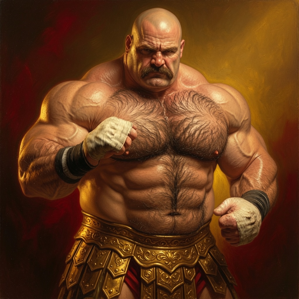 tight portrait / gold skirt, hand wraps