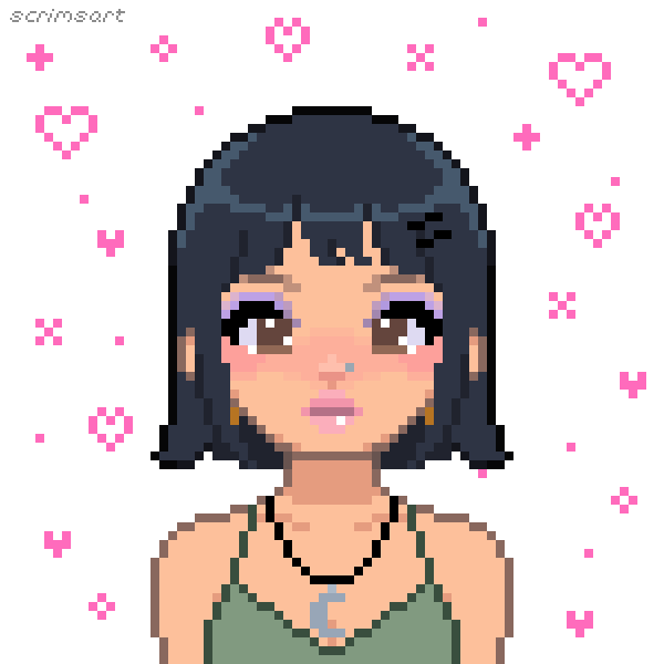 pixel style picrew image of me