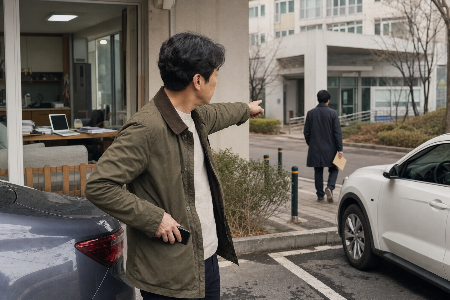 교통사고 뒤 제출 서류의 용도를 구분하고 무료 온라인 발급과 대리인 방문 준비물을 선택하는 장면