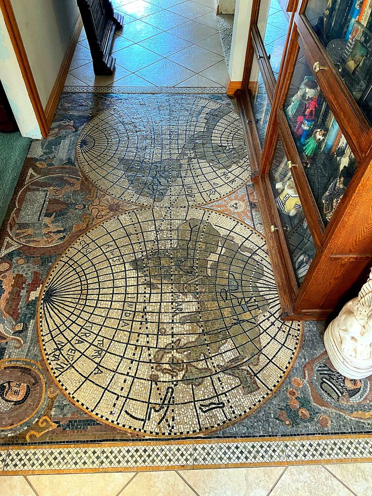Bespoke handcrafted mosaic artwork from Mozaico's abstract collection