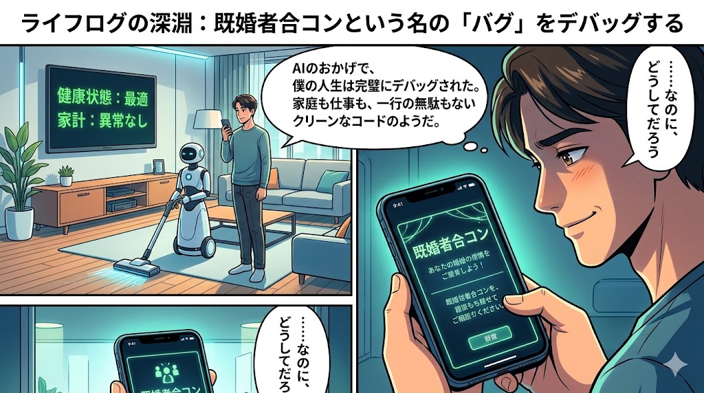 ライフログの深淵：既婚者合コンという名の「バグ」をデバッグする