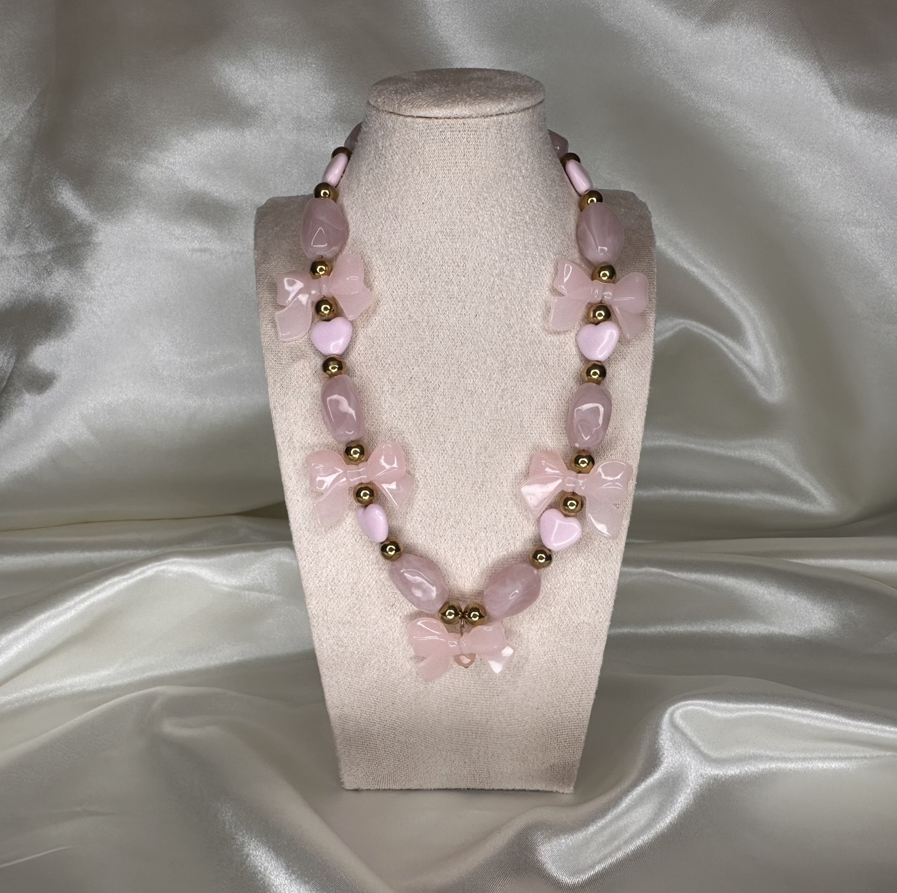 By Mel X Bow Necklace