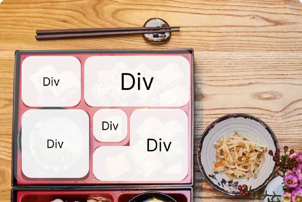 Bento Box of Divs