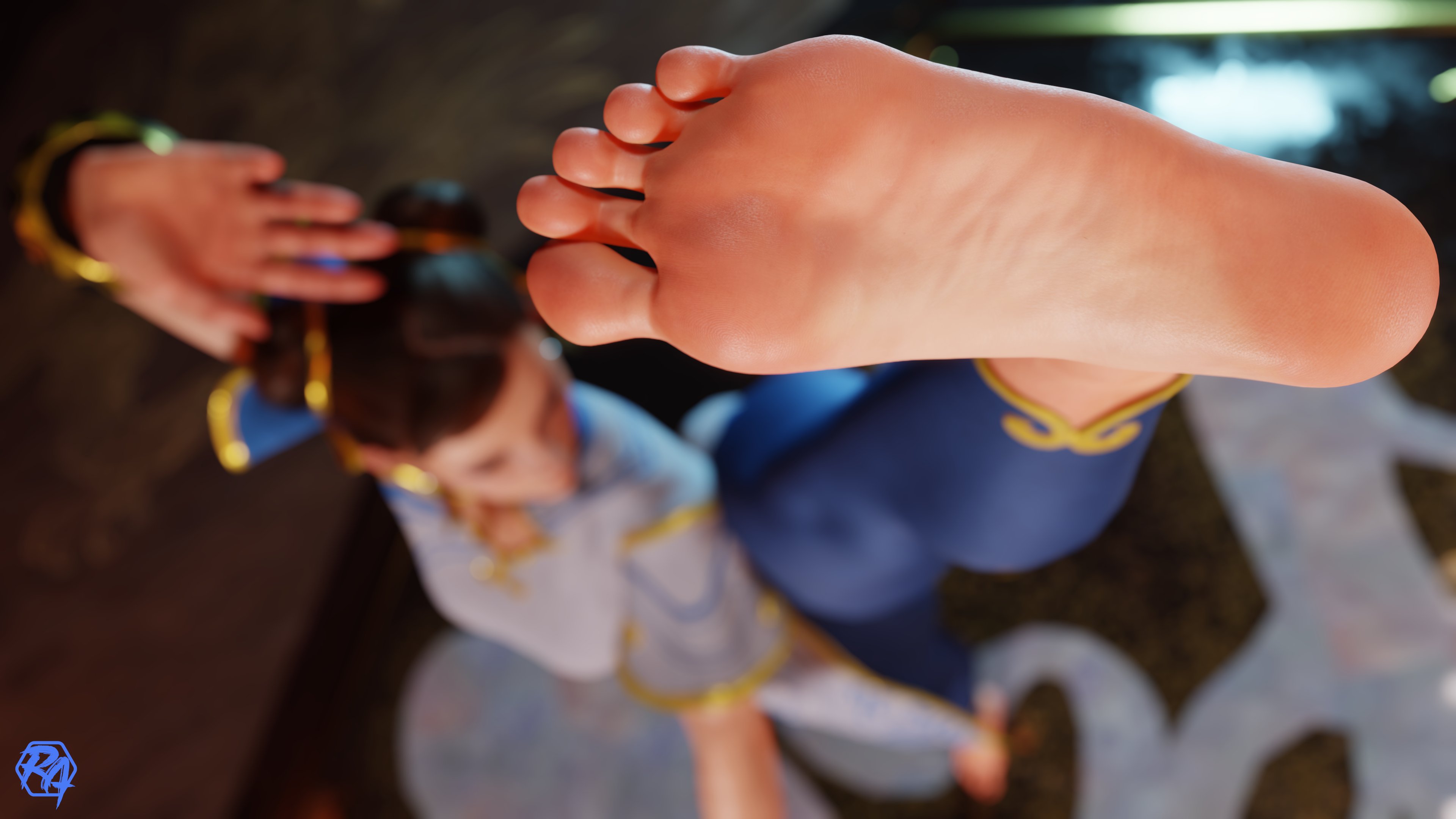 Chun-Li's Perfect Foot (RyonAshi) [Street Fighter] : rule34feet