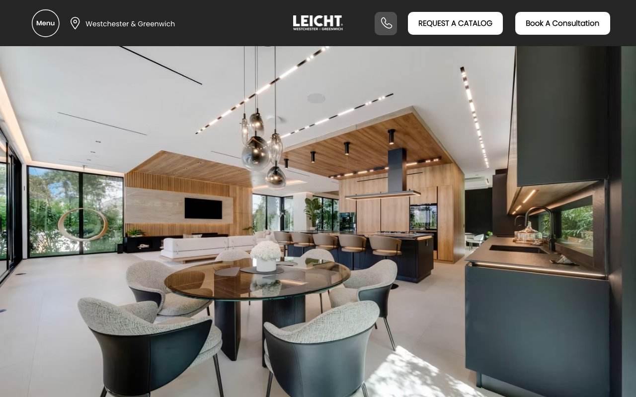 Leicht Greenwich German Kitchen Showroom homepage