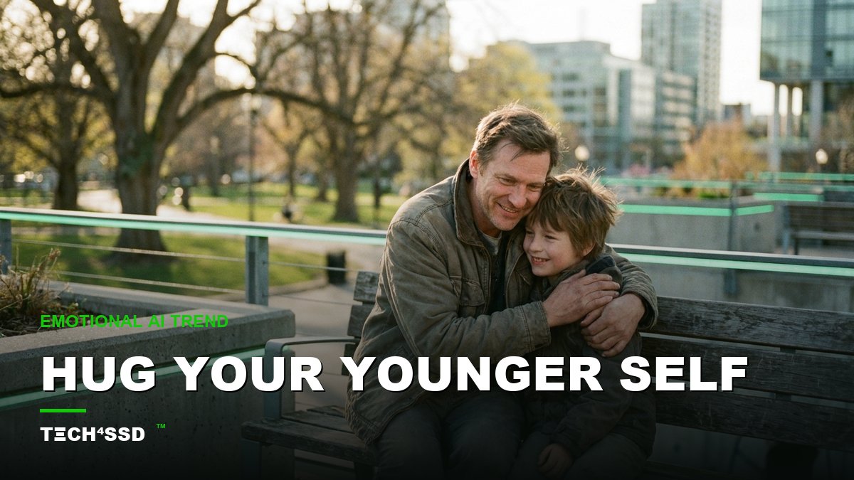 The 'Hug Your Younger Self' Trend: One Gemini Prompt That Makes People Cry on Their Feed