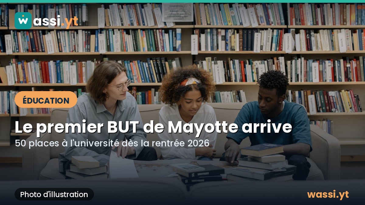 Le premier BUT de Mayotte ouvrira à la rentrée 2026 : 50 places en gestion et commerce