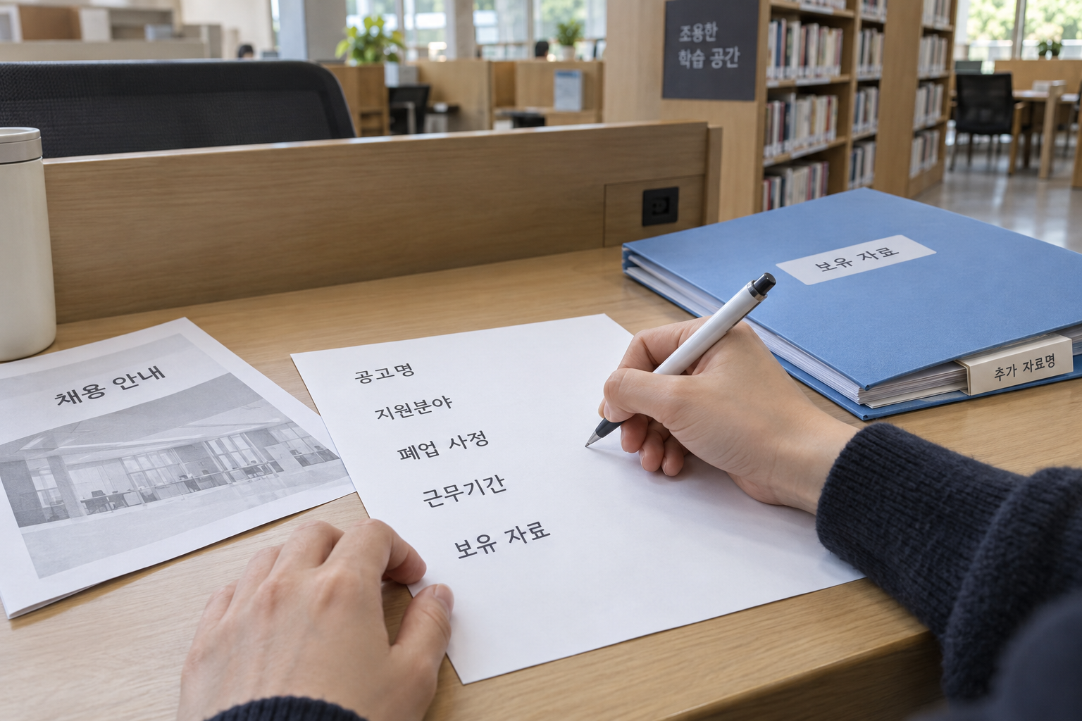 단독 대체 여부와 정확한 추가 자료명을 문의하기 전에 항목을 정리하는 장면