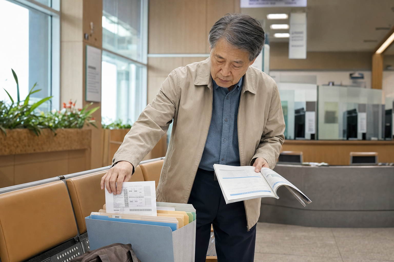 여러 증권사의 해외주식 매도자료를 모아 확정신고를 준비하는 투자자