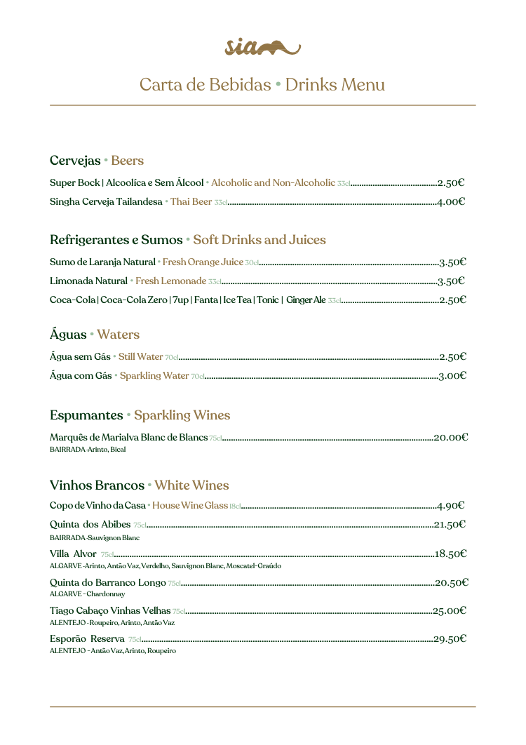 Menu Siam Thai — Página 8
