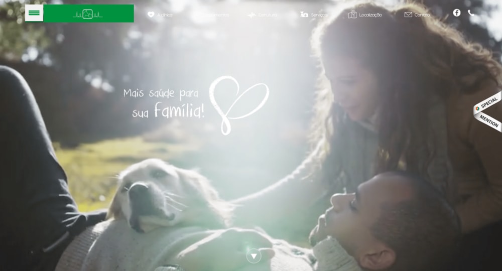 thiết kế web video background example