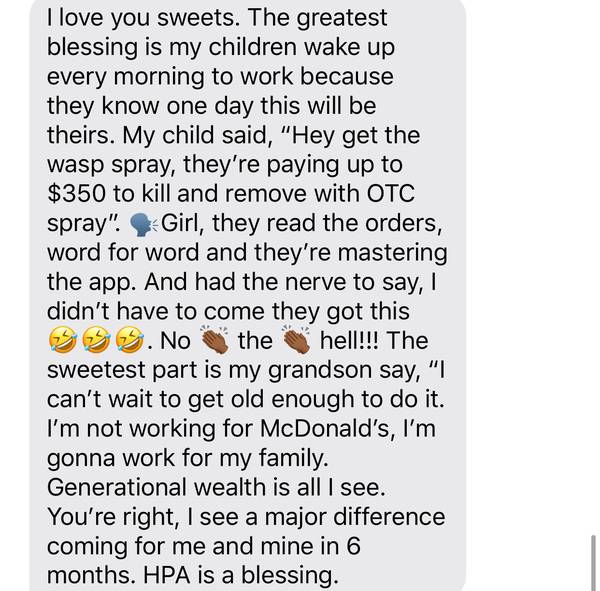 Generational wealth - family working together