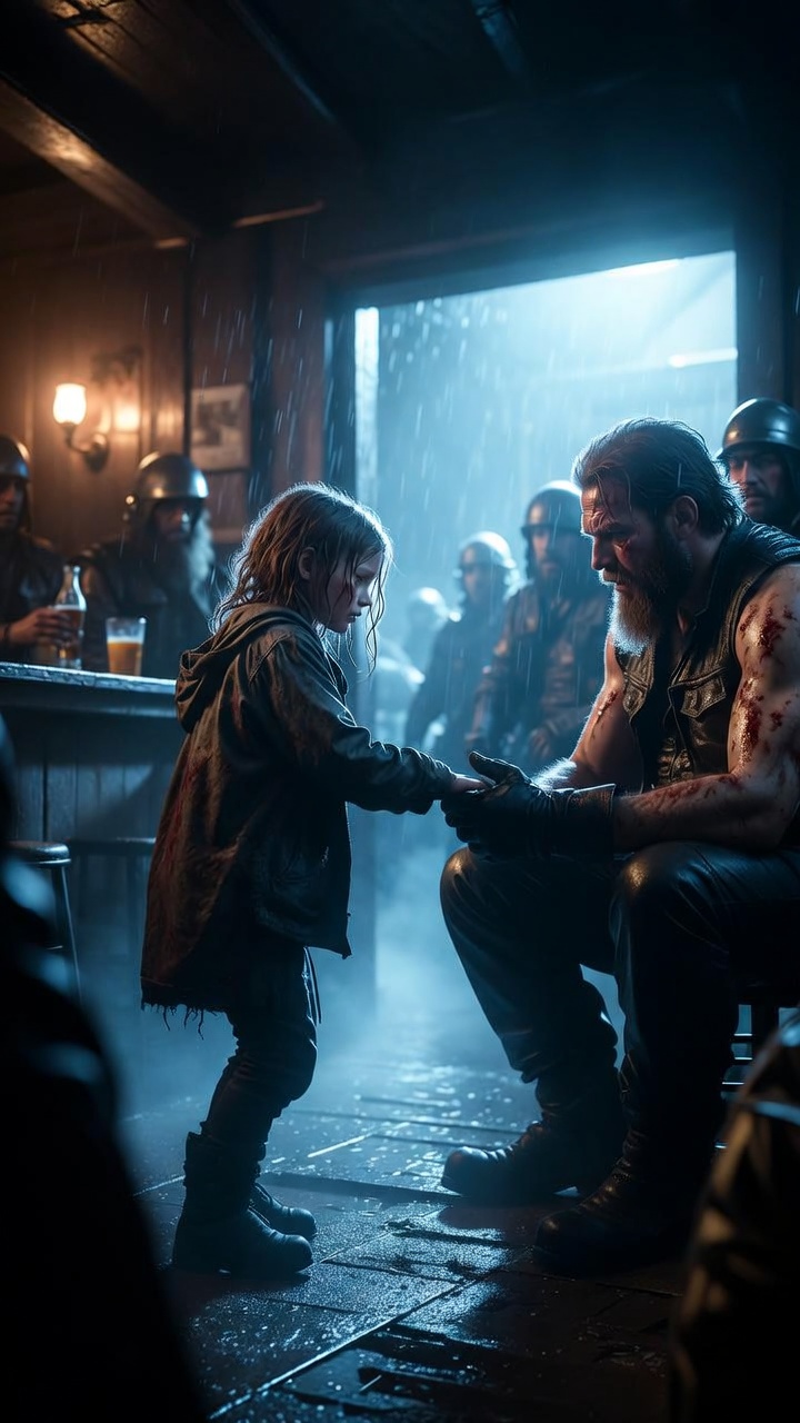 Before Dawn in Hollow Creek, a Bruised Girl Chose the Most Dangerous Biker in Town — What His Own Crew Had Hidden Shook Three Counties