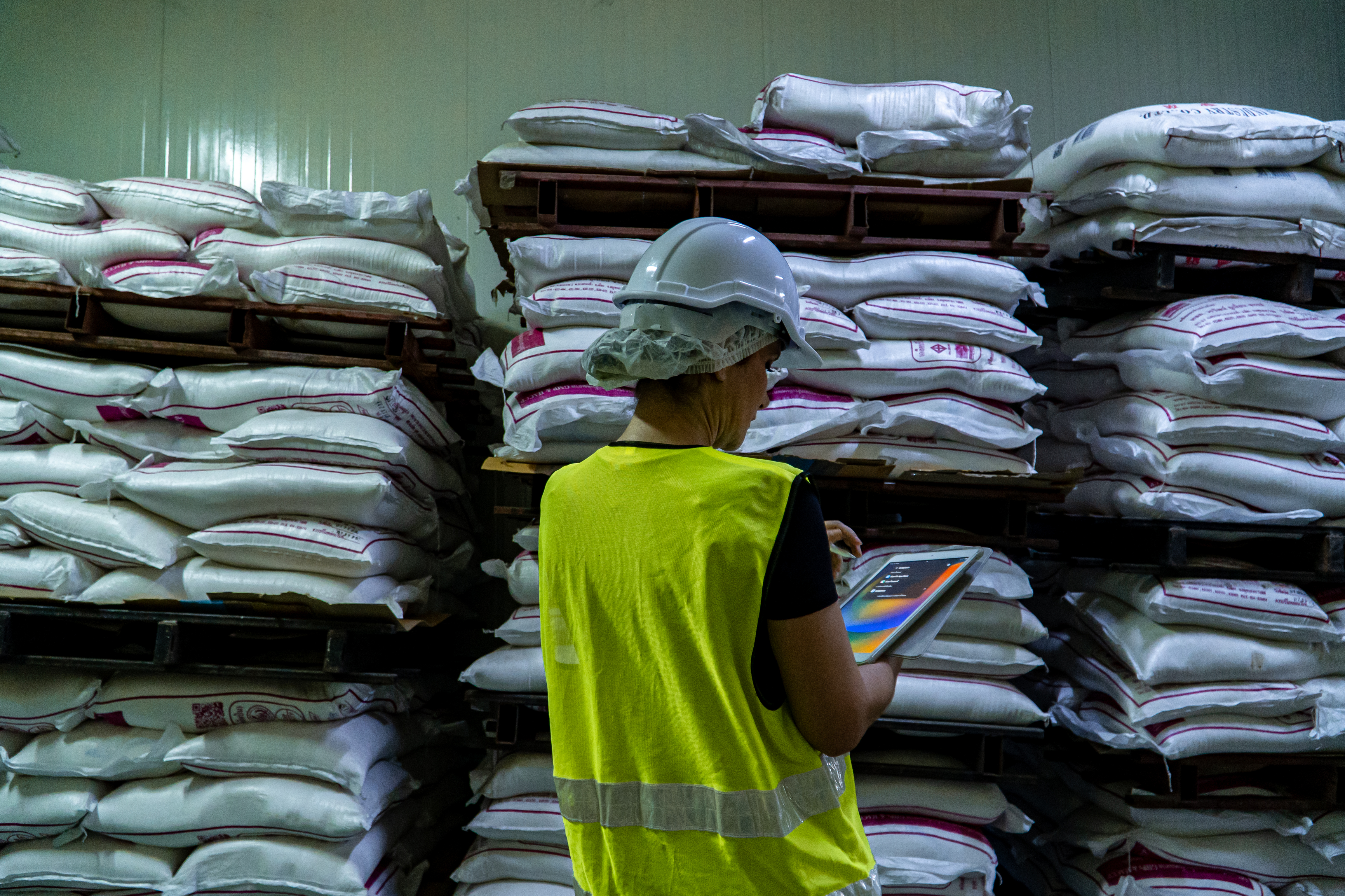 Logistics worker