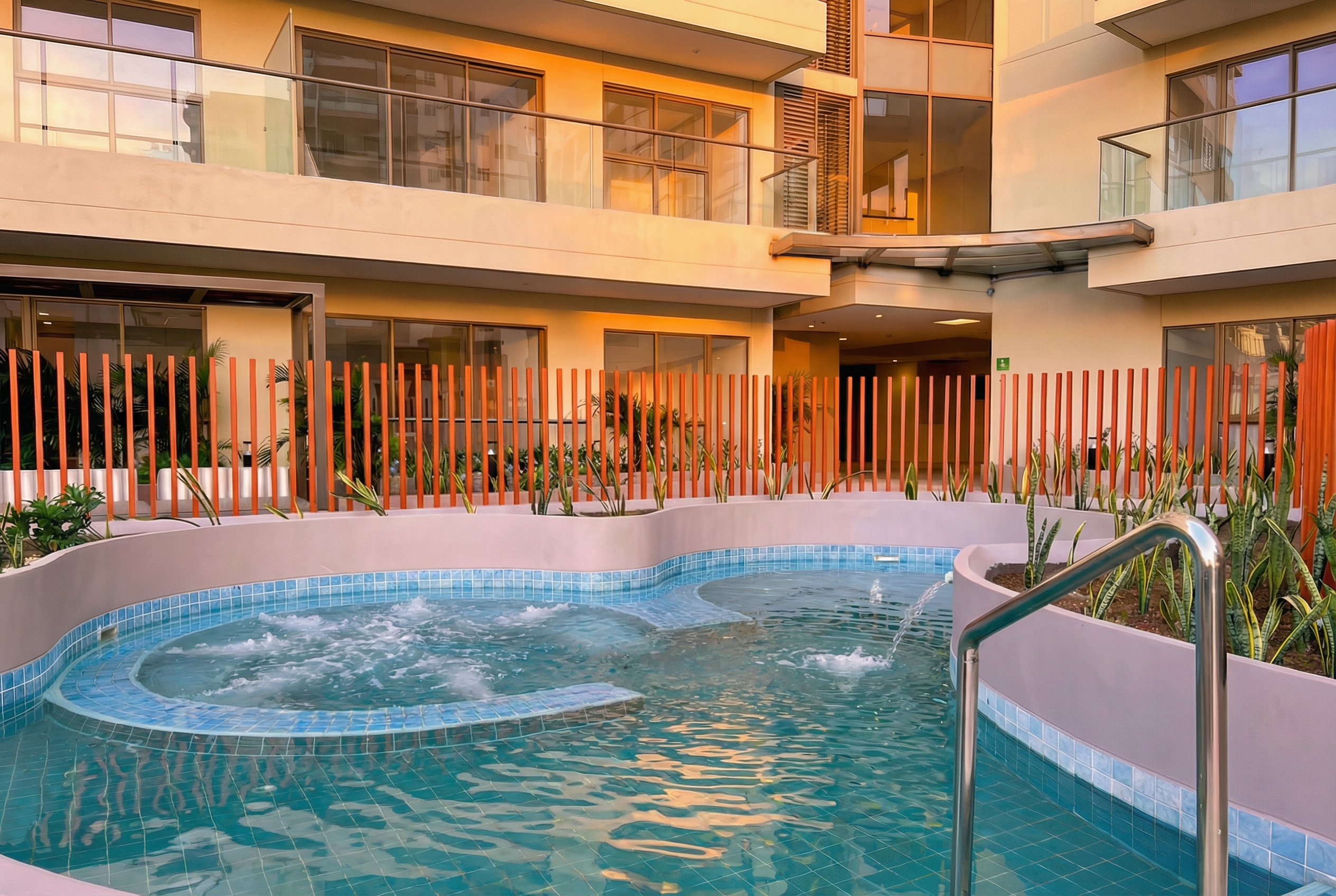 Jacuzzi del edificio