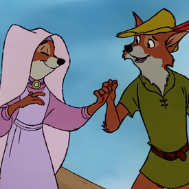 Marian, my love, will you marry me? (Oh, darling, I thought you'd never ask!)