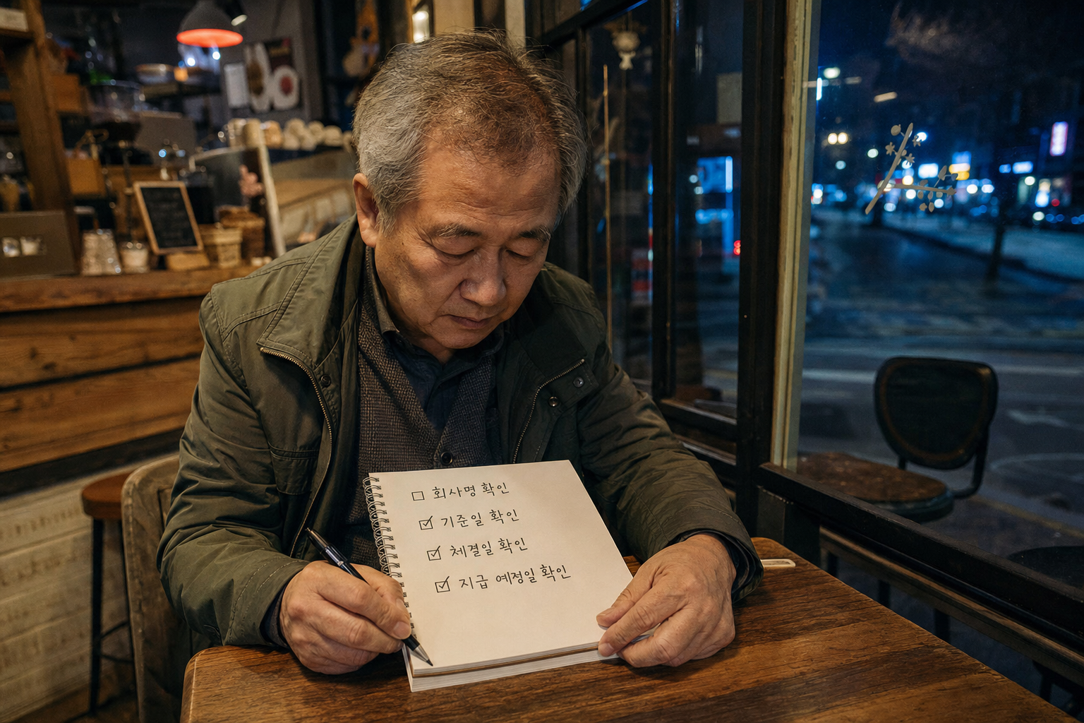 회사명과 기준일, 결제일, 지급 예정일 확인 절차를 완료하는 투자자