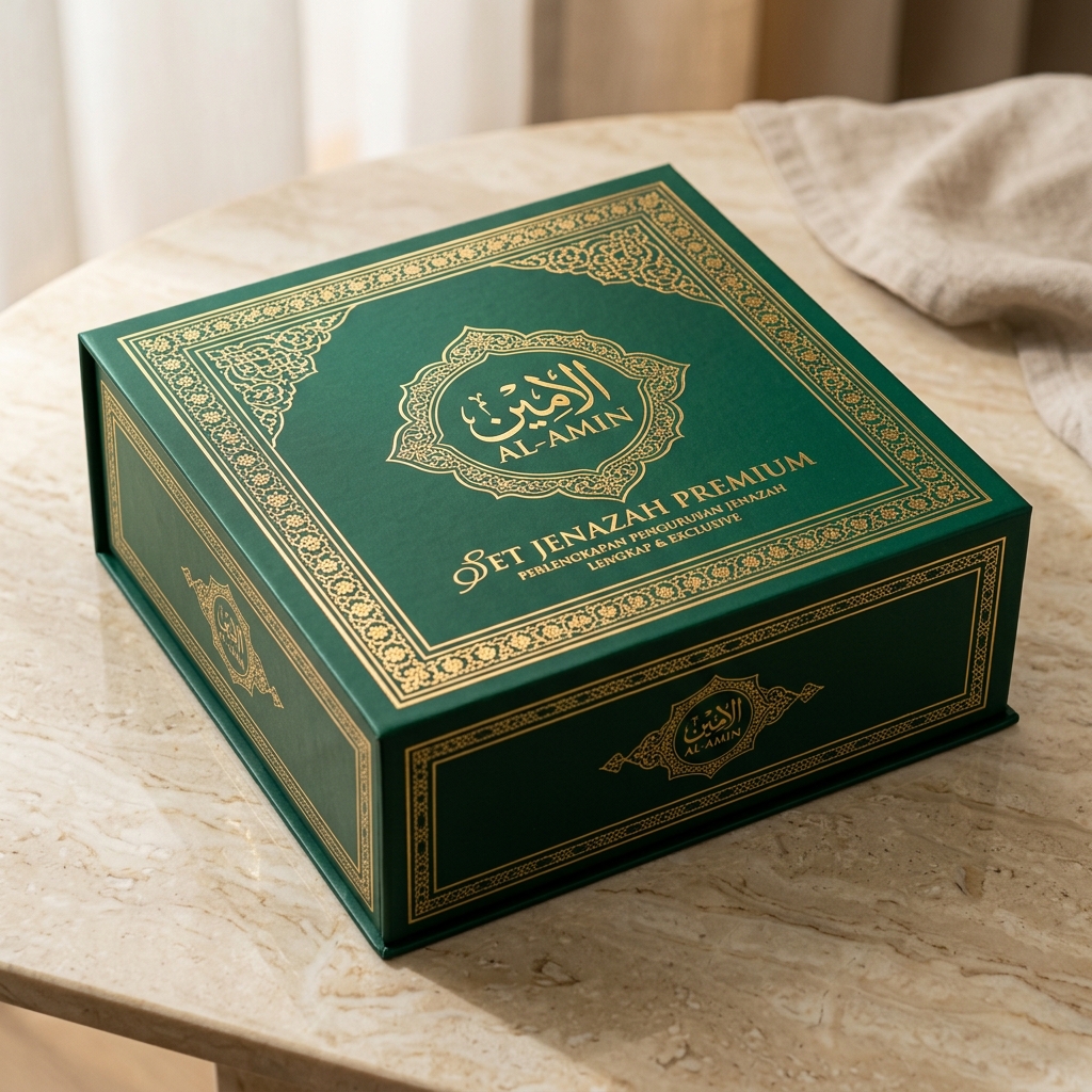 Mockup Eksklusif Box Set Jenazah Al Amin