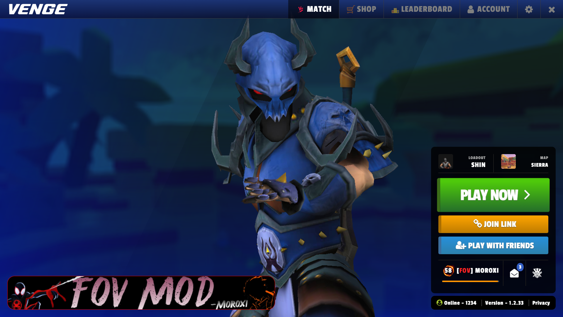 GitHub - Moroxi/Fov-Mod: A less system intensive mod for venge.io to ...