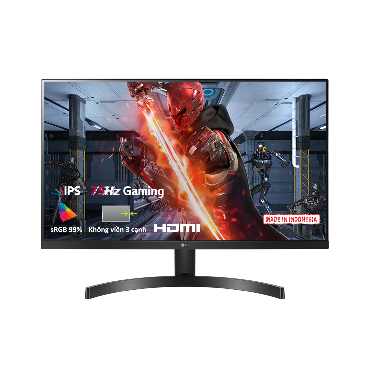 Màn hình LG 24MK600M-B (23.8 inch/FHD/IPS/75Hz/5ms/250nits/HDMI+VGA)