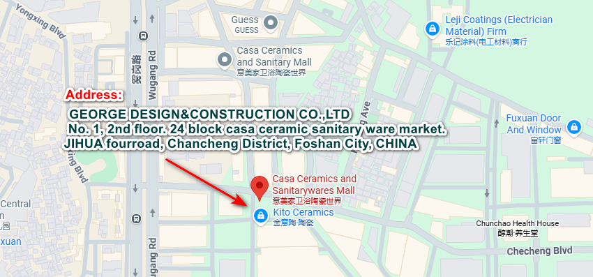 Factory and city location