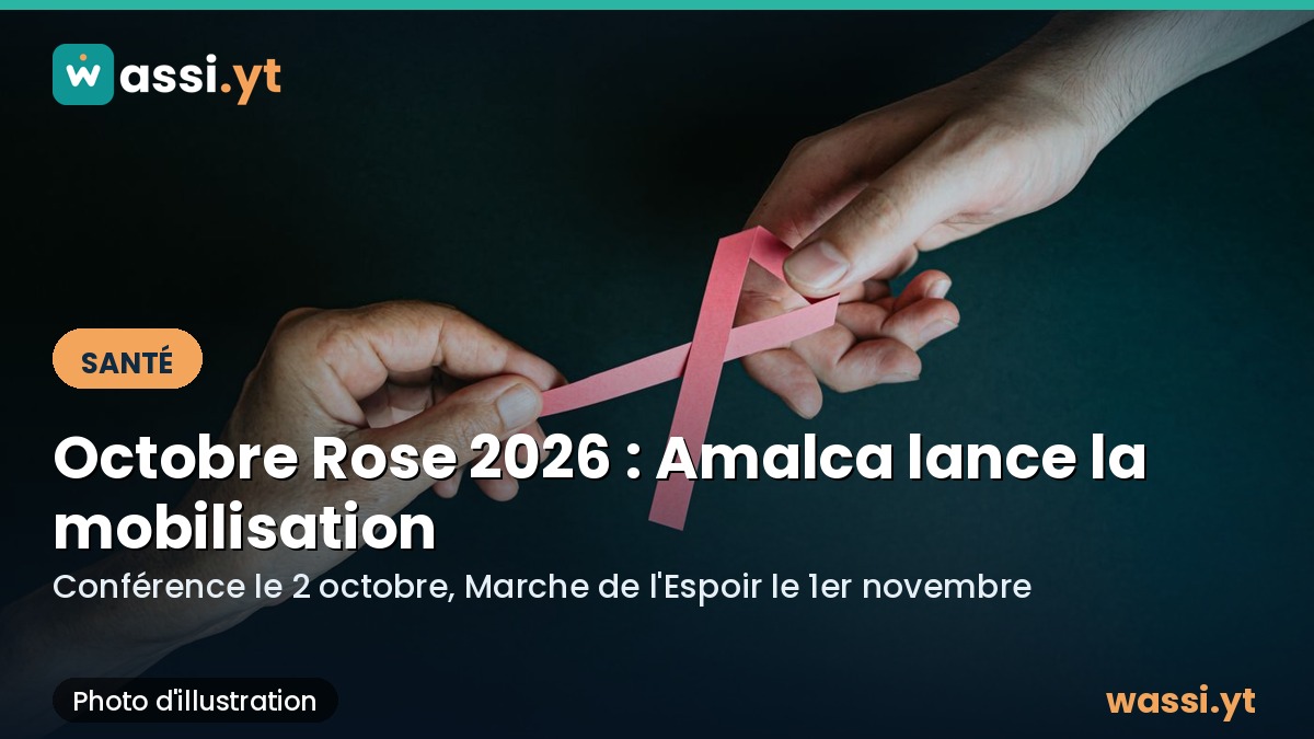 Octobre Rose à Mayotte : Amalca lance sa campagne 2026 contre le cancer