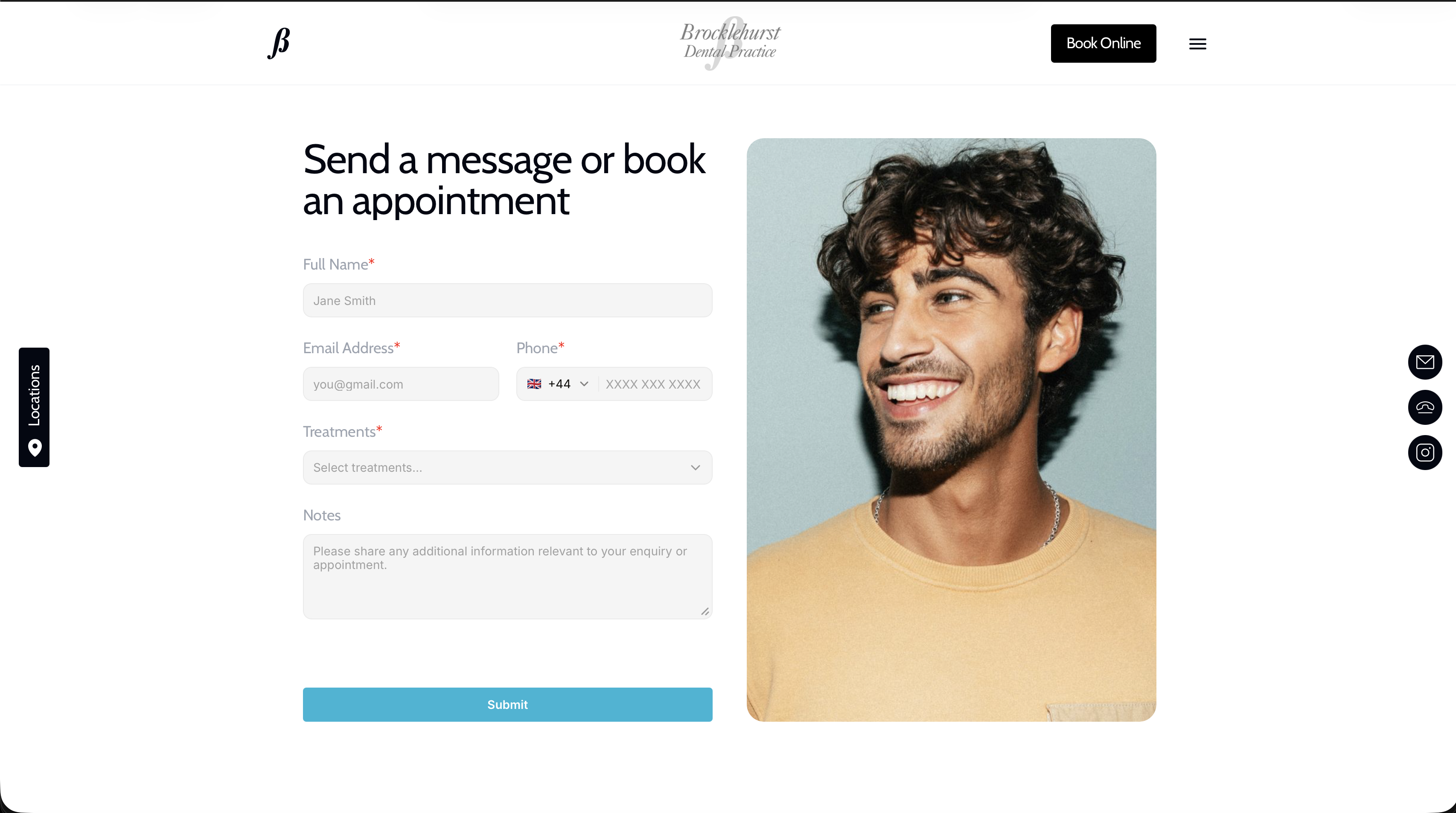 Brocklehurst Dental Practices Homepage