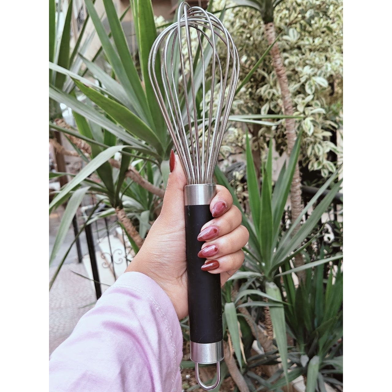 مضرب بيض يدوي استانلس ستيل