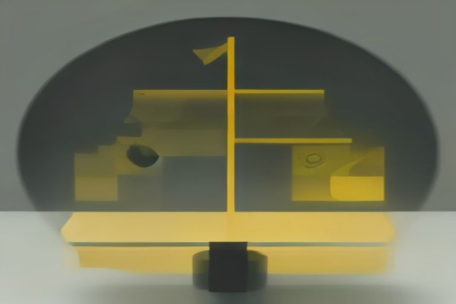 되돌릴 수 있고 범위가 명확하고 검수 지점이 있는 업무와 결제·발행·외부발송 업무가 균형을 이루는 저울 아이콘 일러스트