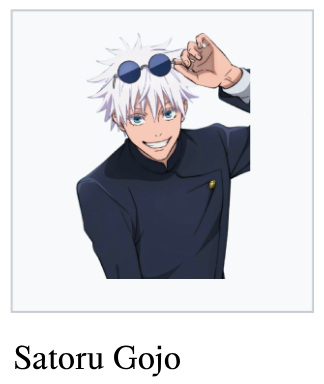 Satoru Gojo Satoru Gojo