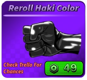 Reroll Haki Color