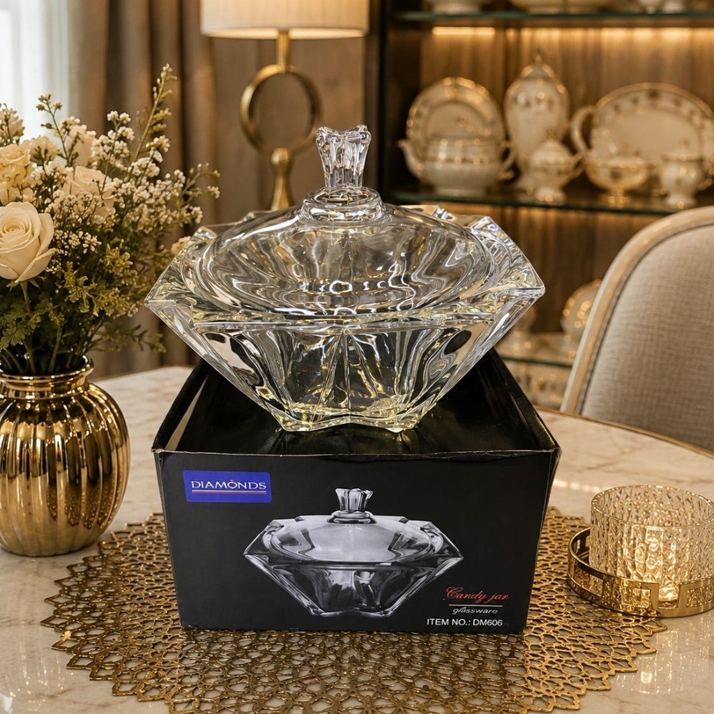 بونبونيرة كريستال دايموند بغطاء فاخر موديل DM606