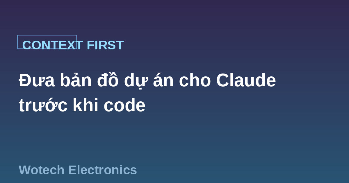 Give Claude a project map before it writes code: a tip that makes AI far more accurate