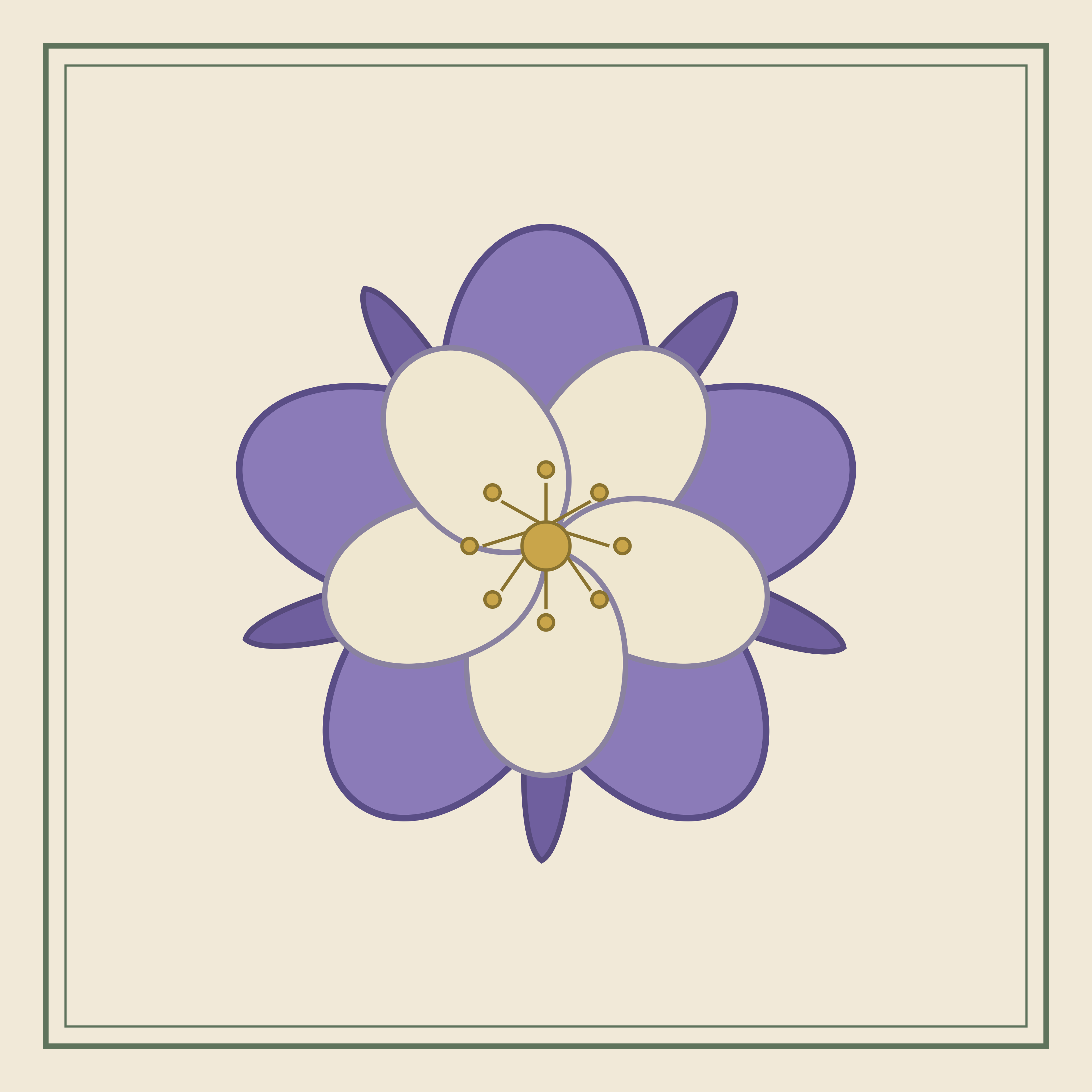 Retro Columbine