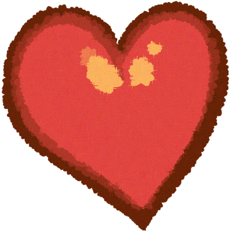 heart. art by tontoemojis.