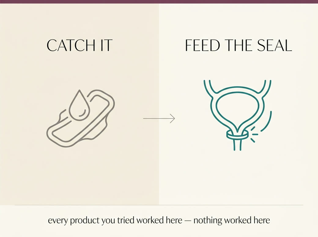 Every product you tried works downstream; nothing worked at the seal