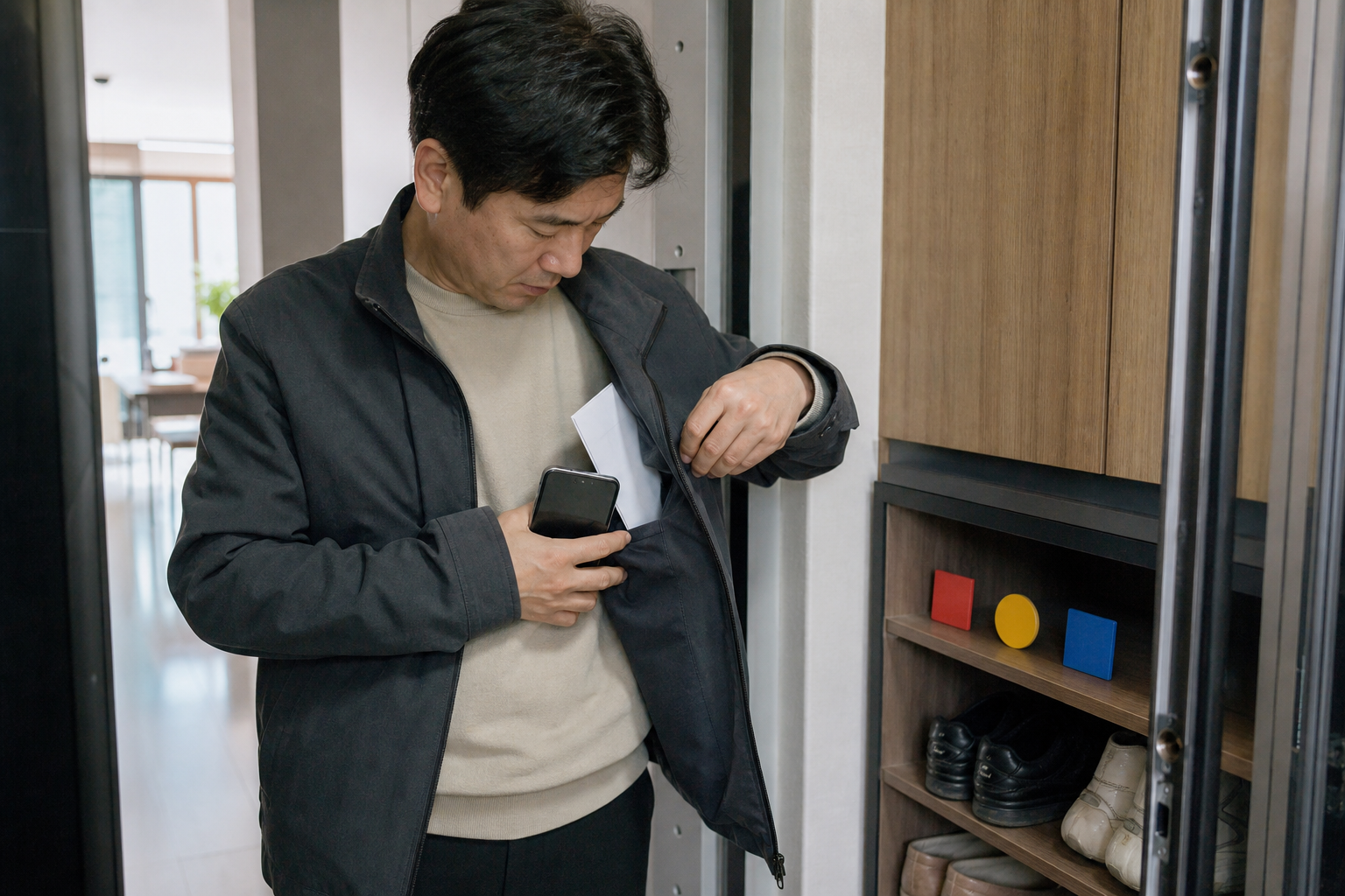 취소 영수증과 승인번호를 보관하고 가맹점·결제대행사·카드사 문의 순서를 정하는 장면