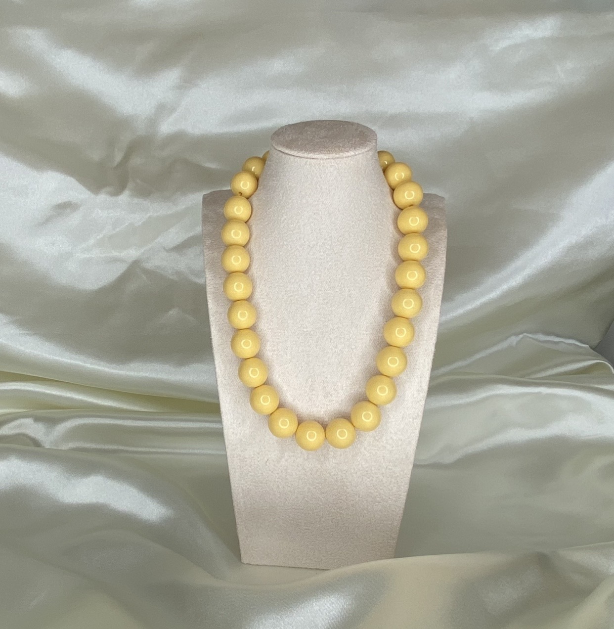 S. Steel Kralenketting Yellow