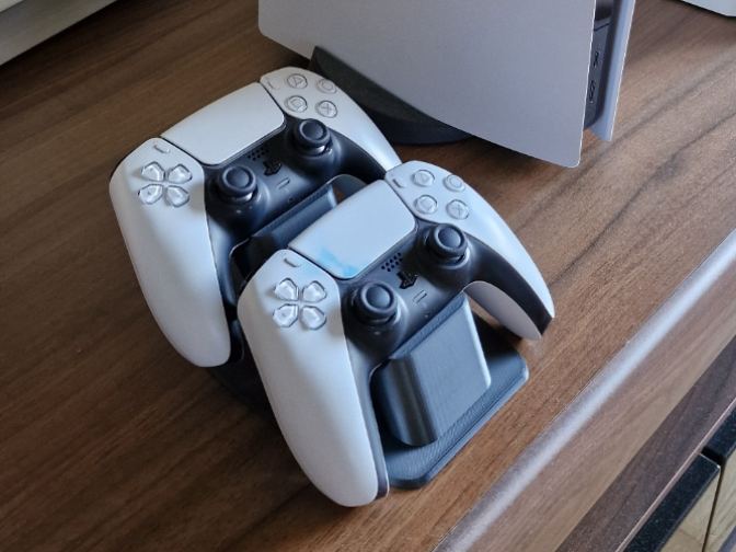 Soporte dual de joystick PS5 impreso en 3D