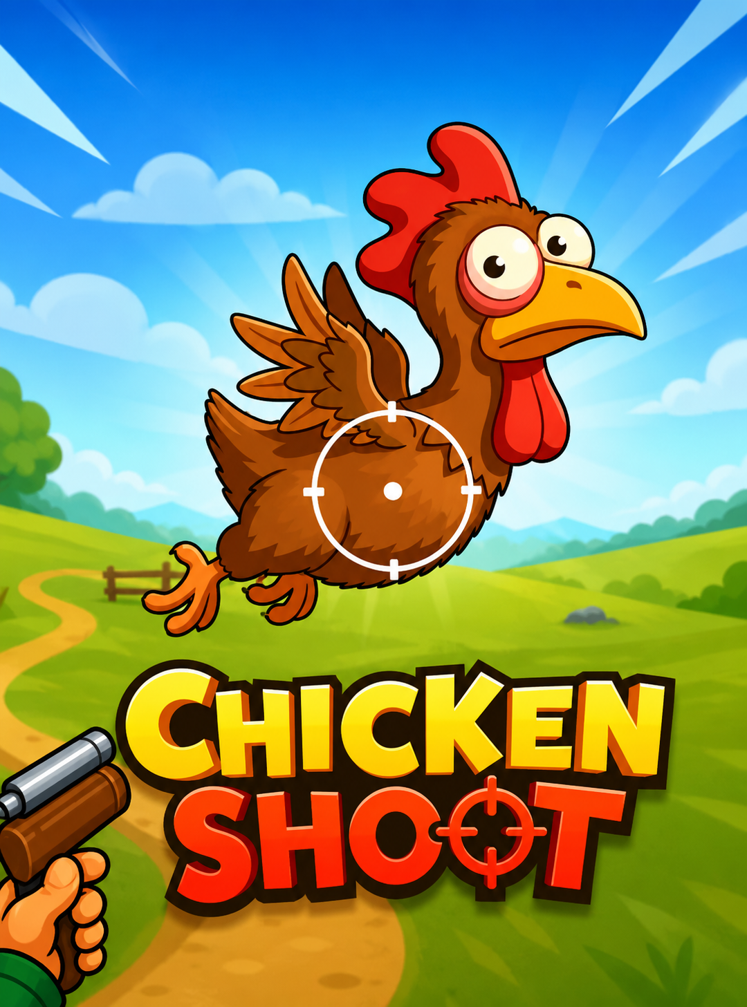 Chicken blast game tile