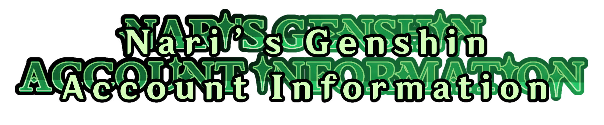 nari's genshin account information