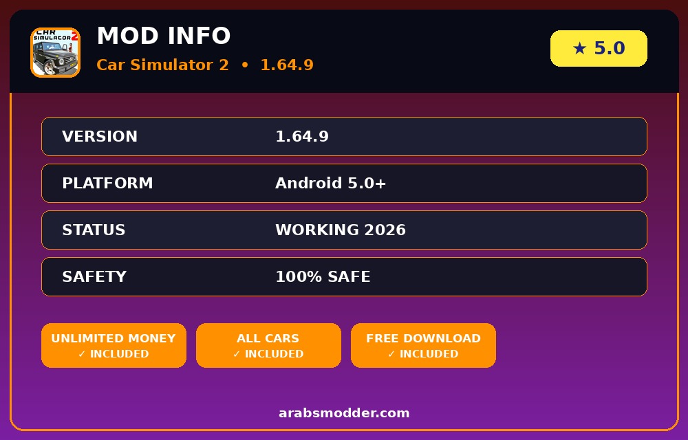 Car Simulator 2 v1.64.9 — info