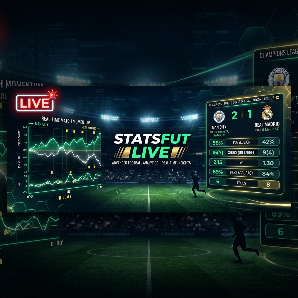 StatsFut Live - Estatísticas em Tempo Real