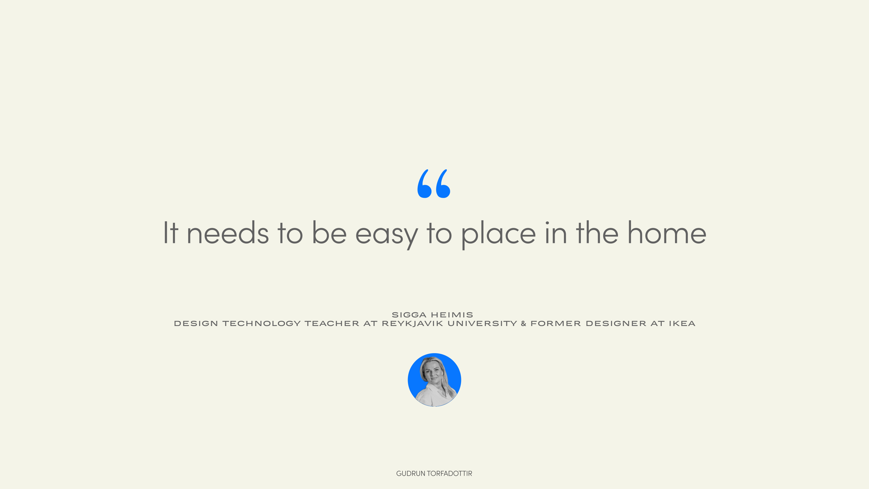 Feedback — Sigga Heimis