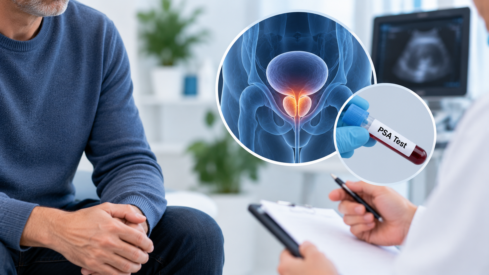 Prostate cancer risk blood test at London Private Ultrasound, London