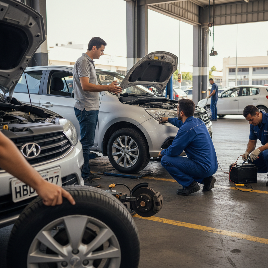 Quanto custa a revisão do carro antes de viajar? O que vale colocar em ordem e o que pode esperar